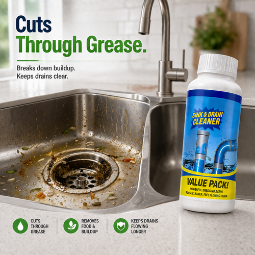 Powerful Drain & Sink Cleaner | Buy 1 Get 3 FREE 🔥